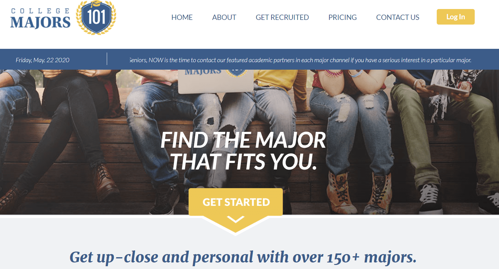 Sitio web de College Majors 101.