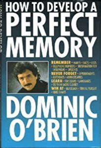 Libro de Dominic O'Brien - Cómo desarrollar una memoria perfecta.