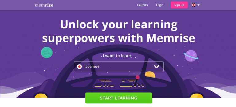 Captura de pantalla de Memrise